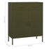 Lady Jillian -  Storage Cabinet Olive Green 80x35x101,5 cm Steel - Model 2